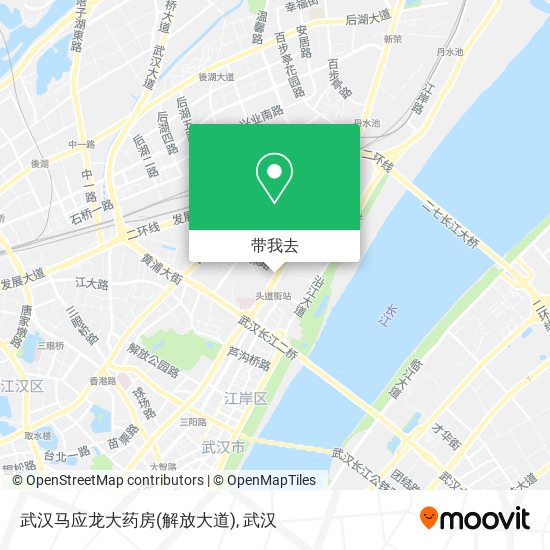 武汉马应龙大药房(解放大道)地图