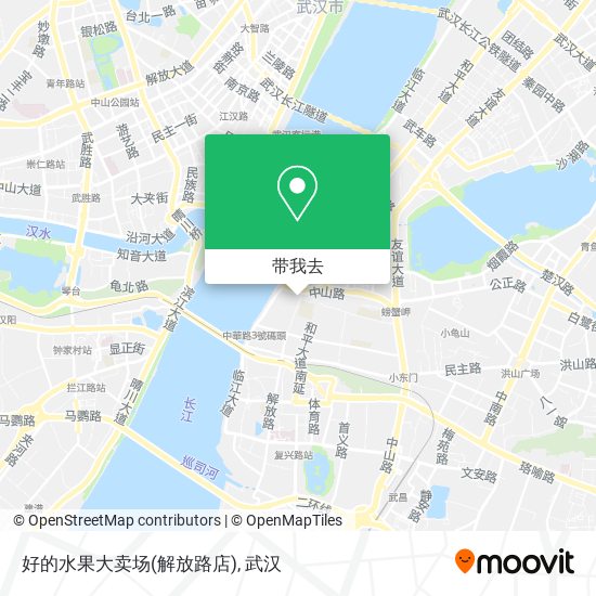 好的水果大卖场(解放路店)地图