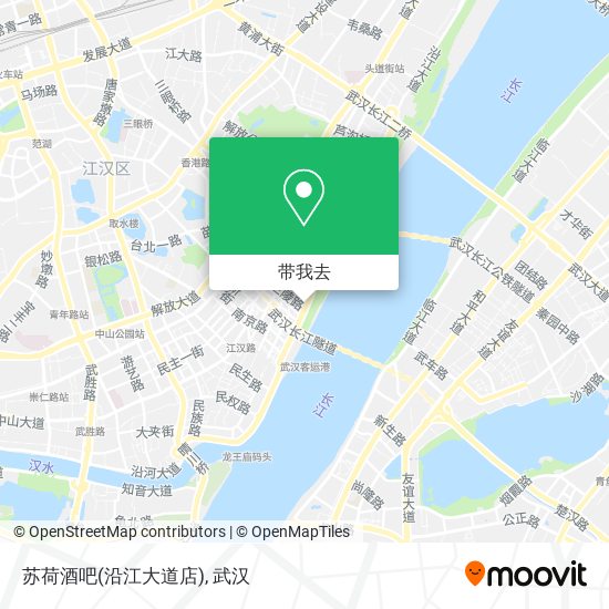 苏荷酒吧(沿江大道店)地图