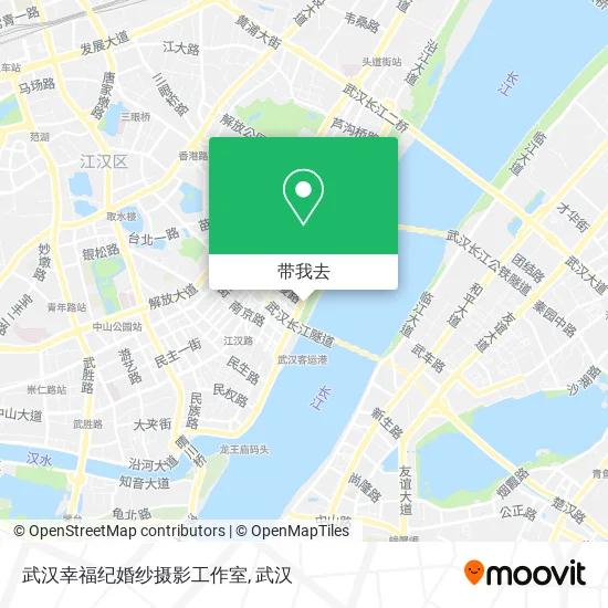 武汉幸福纪婚纱摄影工作室地图