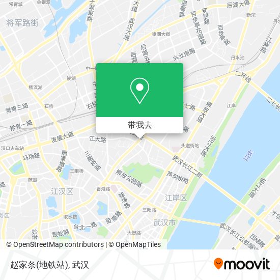 赵家条(地铁站)地图