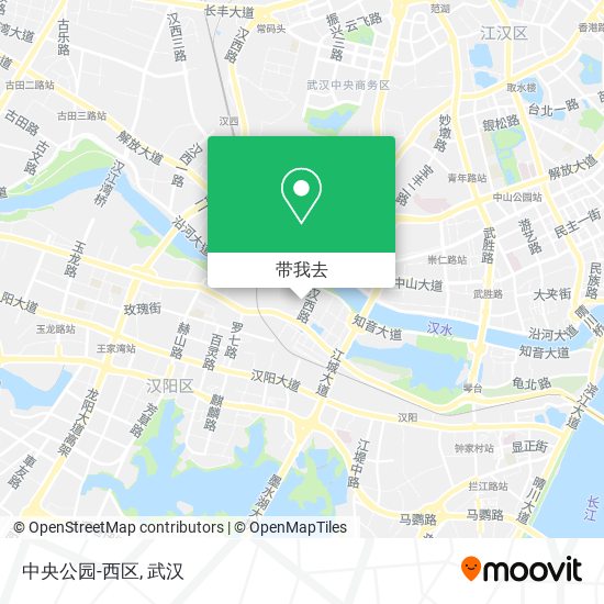 中央公园-西区地图