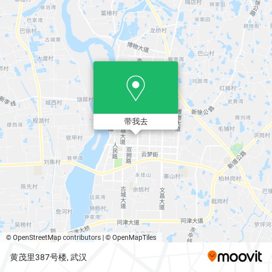 黄茂里387号楼地图