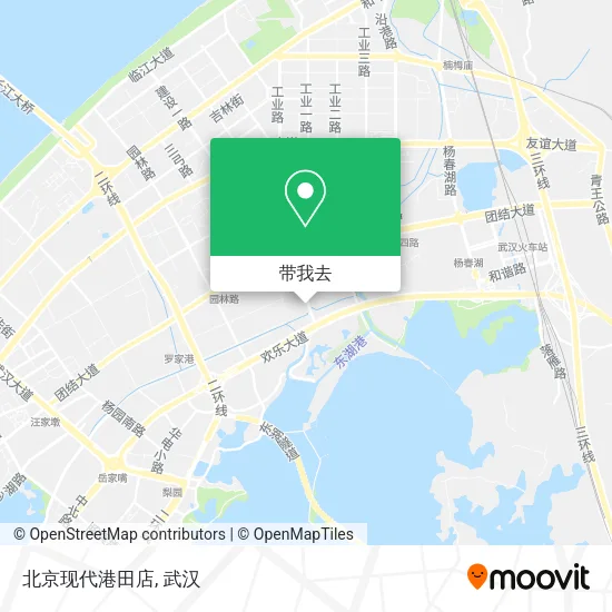 北京现代港田店地图