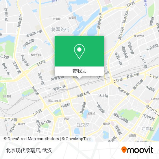 北京现代欣瑞店地图
