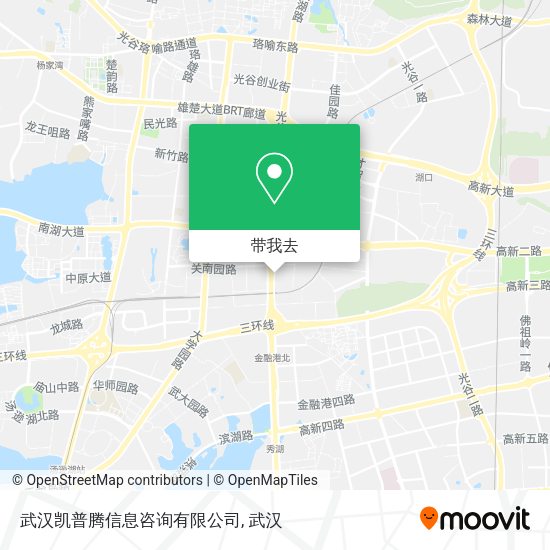 武汉凯普腾信息咨询有限公司地图