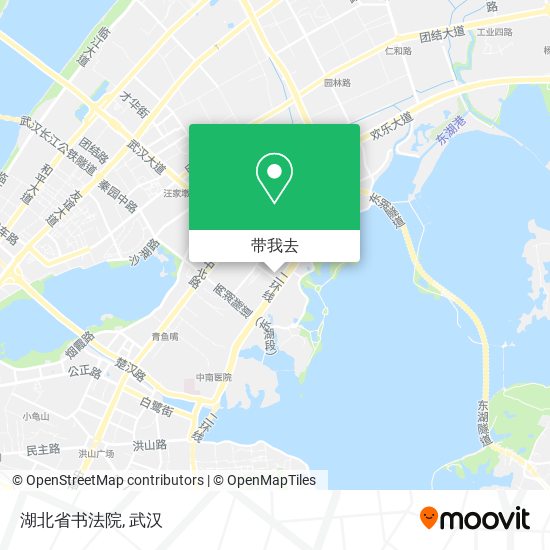 湖北省书法院地图