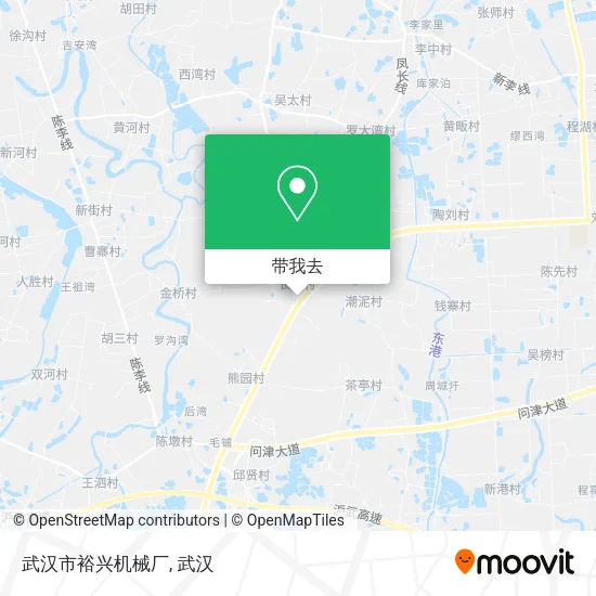 武汉市裕兴机械厂地图