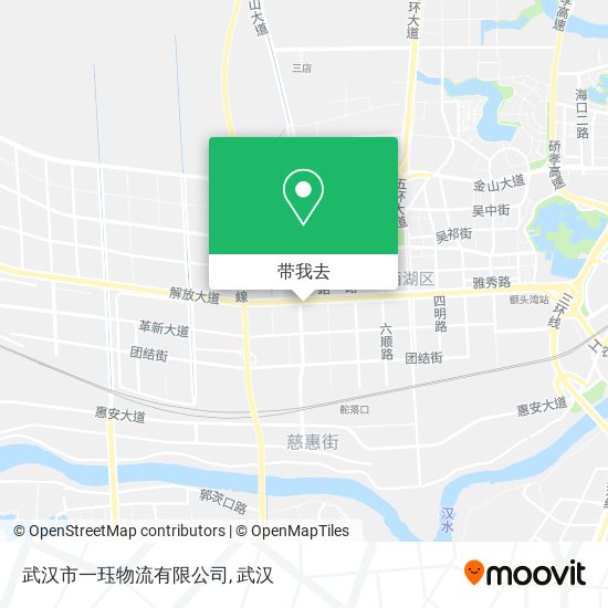 武汉市一珏物流有限公司地图