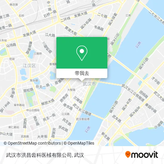 武汉市洪昌齿科医棫有限公司地图
