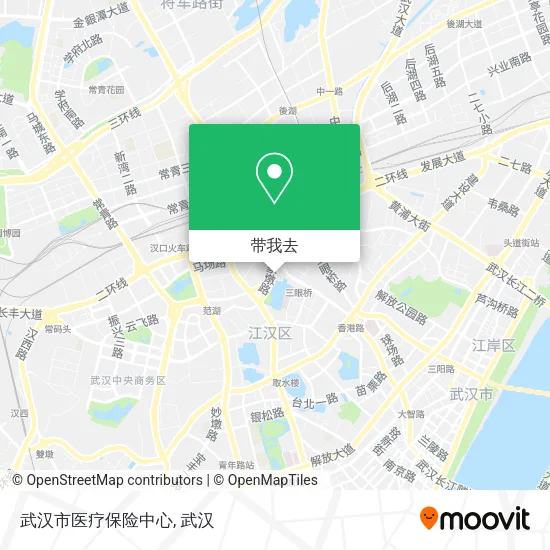 武汉市医疗保险中心地图