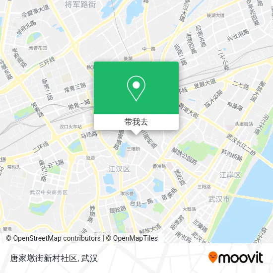 唐家墩街新村社区地图