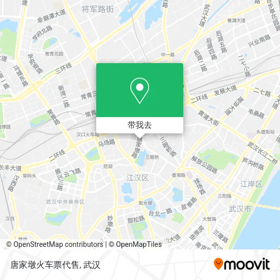 唐家墩火车票代售地图