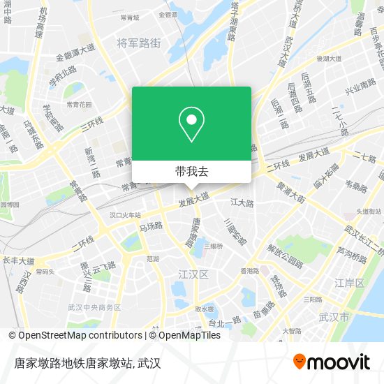 唐家墩路地铁唐家墩站地图