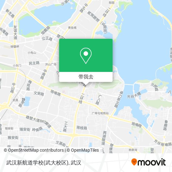 武汉新航道学校(武大校区)地图