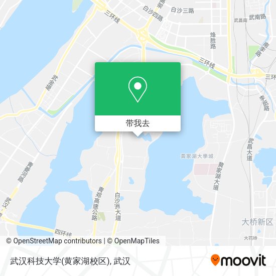 武汉科技大学(黄家湖校区)地图