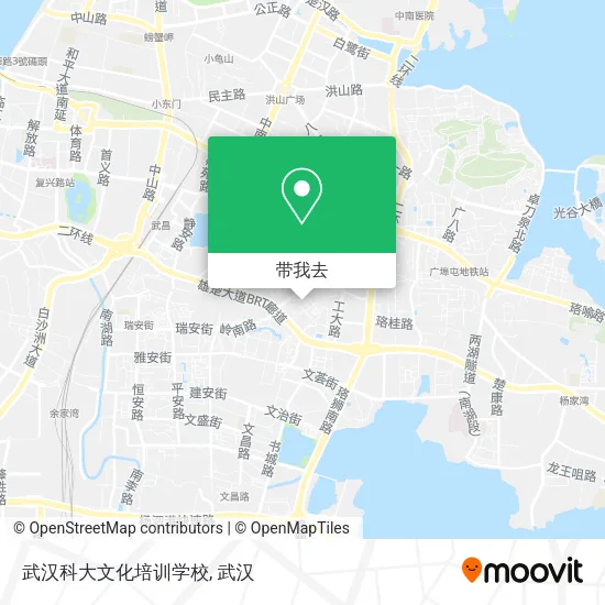 武汉科大文化培训学校地图