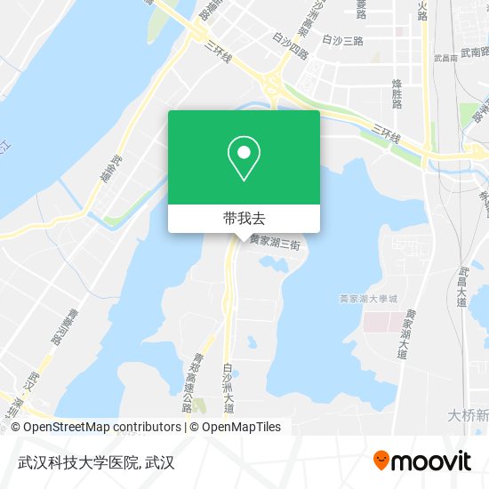 武汉科技大学医院地图