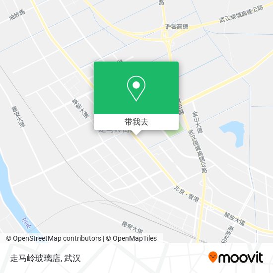 走马岭玻璃店地图
