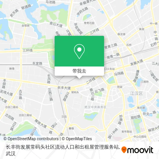 长丰街发展常码头社区流动人口和出租屋管理服务站地图