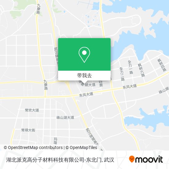 湖北派克高分子材料科技有限公司-东北门地图