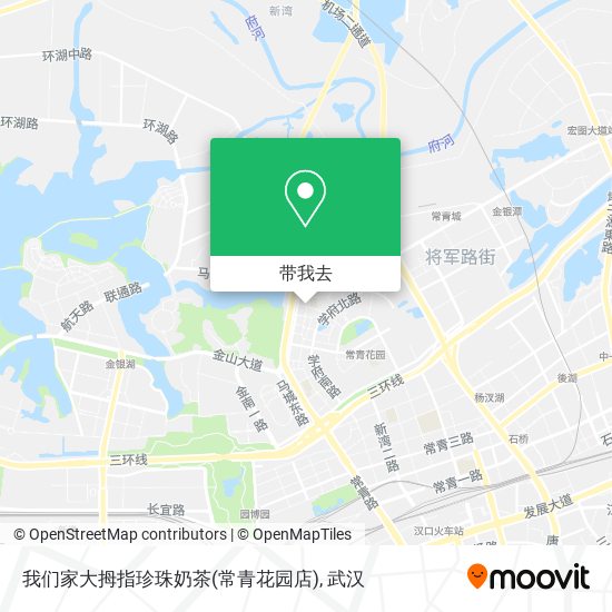 我们家大拇指珍珠奶茶(常青花园店)地图