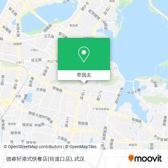 德睿轩港式快餐店(街道口店)地图