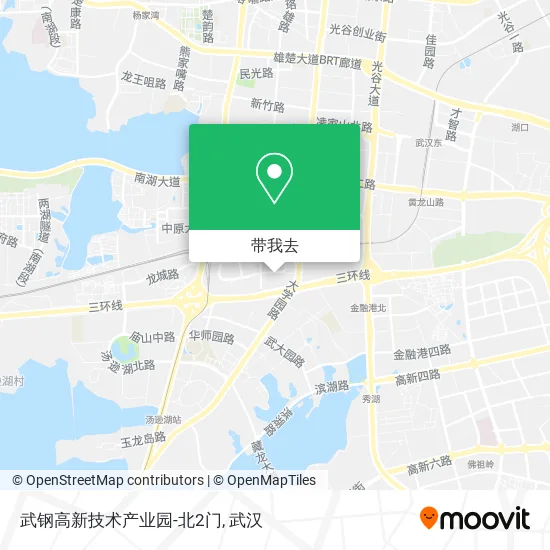 武钢高新技术产业园-北2门地图