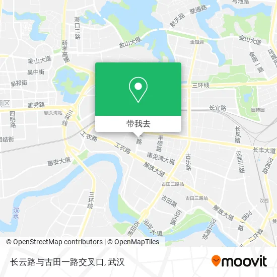 长云路与古田一路交叉口地图