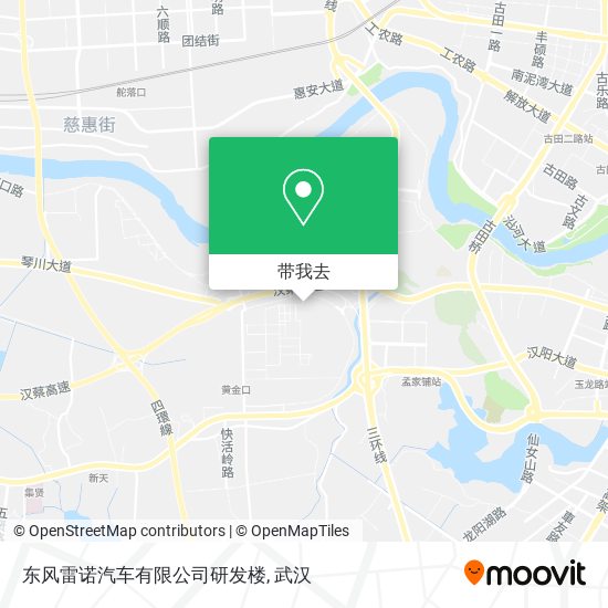 东风雷诺汽车有限公司研发楼地图