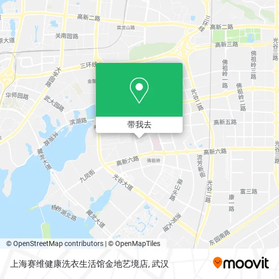 上海赛维健康洗衣生活馆金地艺境店地图