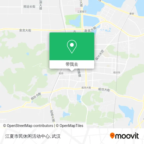 江夏市民休闲活动中心地图