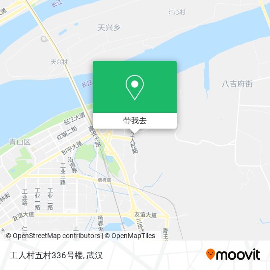 工人村五村336号楼地图