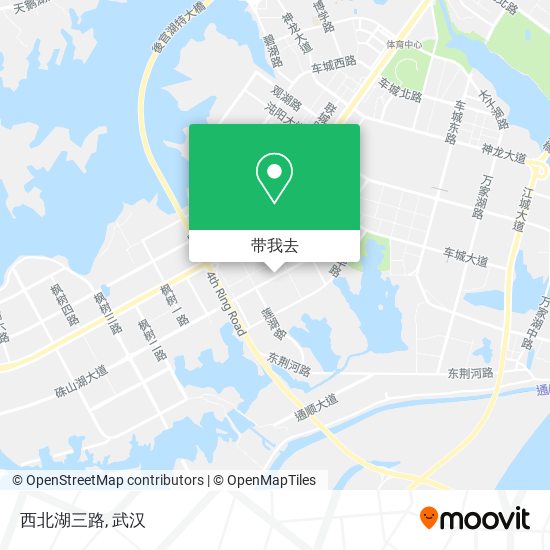 西北湖三路地图
