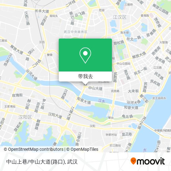 中山上巷/中山大道(路口)地图