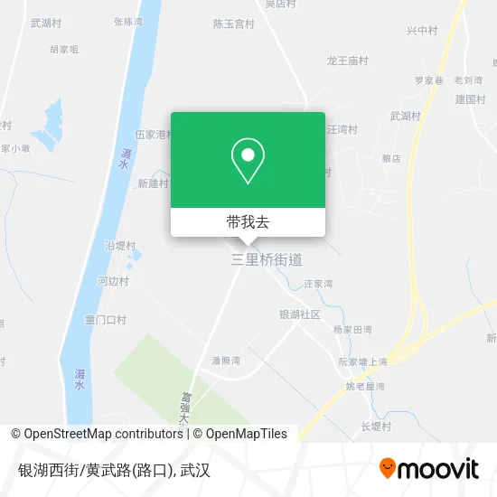 银湖西街/黄武路(路口)地图