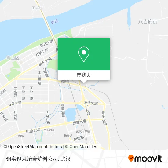 钢实银泉冶金炉料公司地图