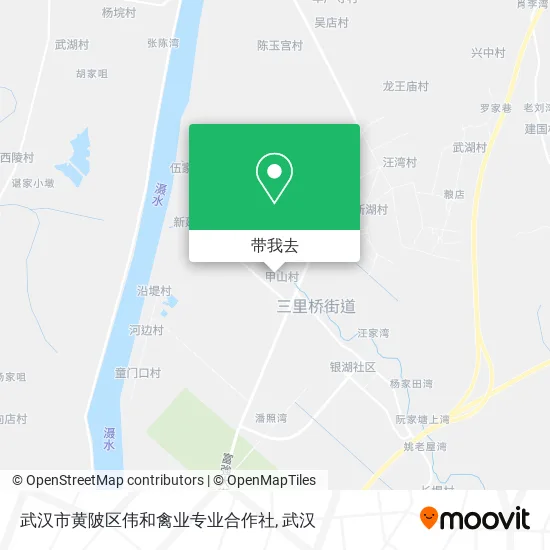 武汉市黄陂区伟和禽业专业合作社地图