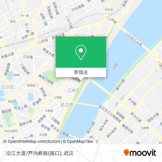 沿江大道/芦沟桥路(路口)地图