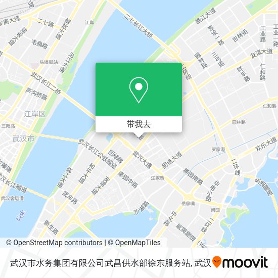 武汉市水务集团有限公司武昌供水部徐东服务站地图