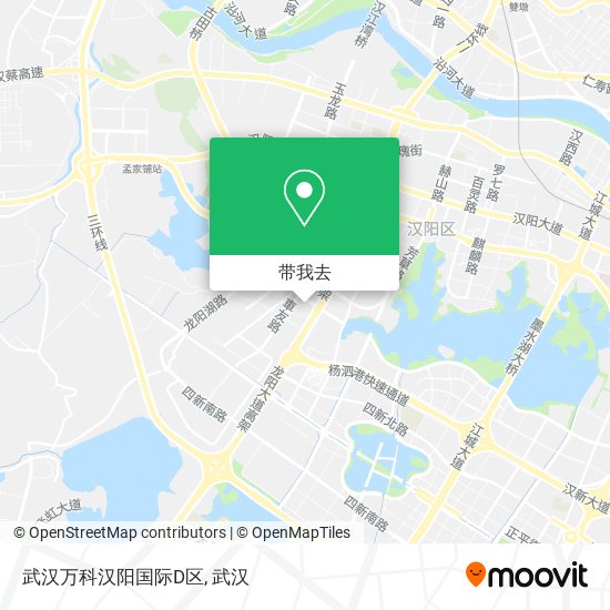武汉万科汉阳国际D区地图