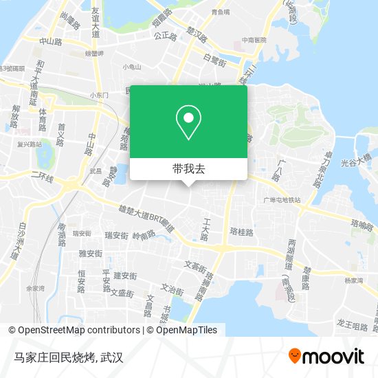 马家庄回民烧烤地图