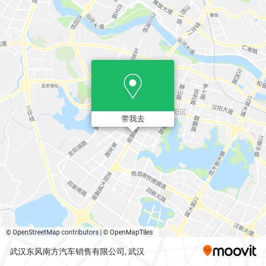 武汉东风南方汽车销售有限公司地图