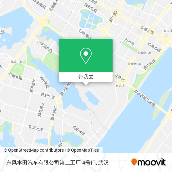 东风本田汽车有限公司第二工厂-4号门地图