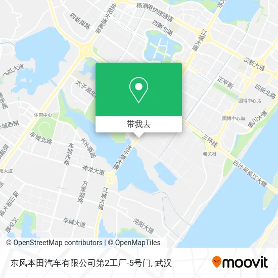东风本田汽车有限公司第2工厂-5号门地图