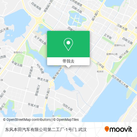 东风本田汽车有限公司第二工厂-1号门地图