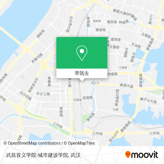 武昌首义学院-城市建设学院地图