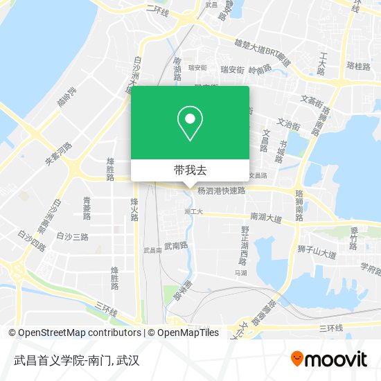 武昌首义学院-南门地图