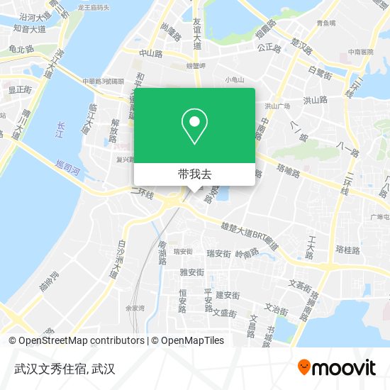 武汉文秀住宿地图