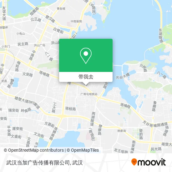 武汉当加广告传播有限公司地图